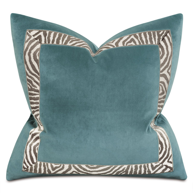 Uma Zebra Square Pillow Cover & Insert
