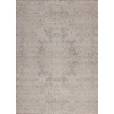 Pinnacle Hand Knotted Wool Area Rug in Purple
