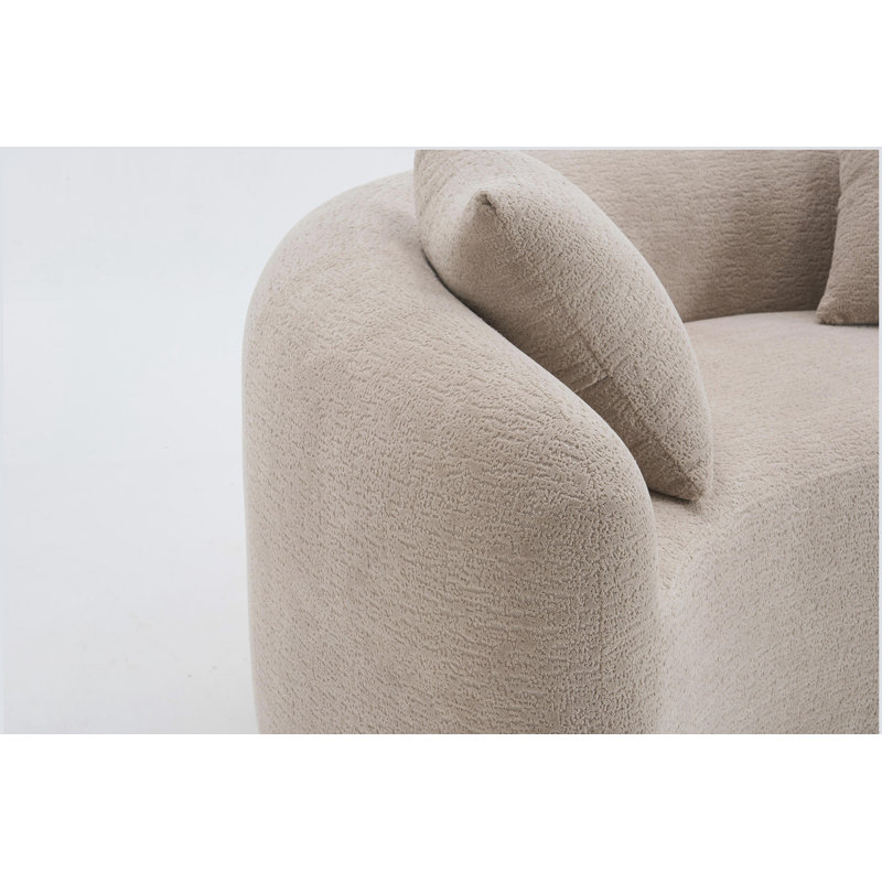Canapé modulaire S-Curved Chenille, Beige