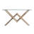 Schindler 58'' Glass Top Console Table