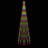 Christmas Tree on Flagpole Lighted Display
