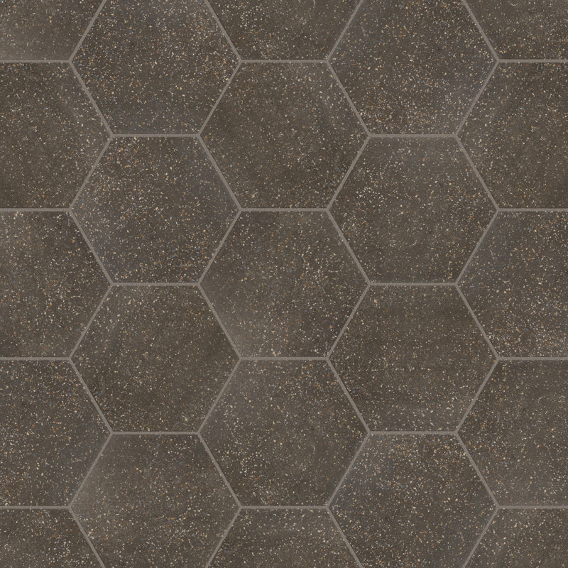 Carreau de sol et de mur en porcelaine aspect pierre 14 po x 16 po Palazzo Hex, Colori