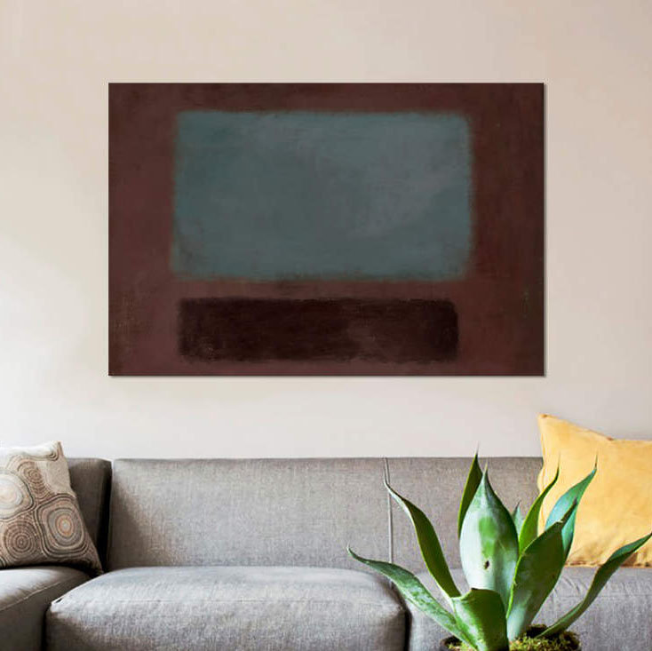 « blue rush », impression sur toile, H 18 po x l 26 po x P 1,5 po