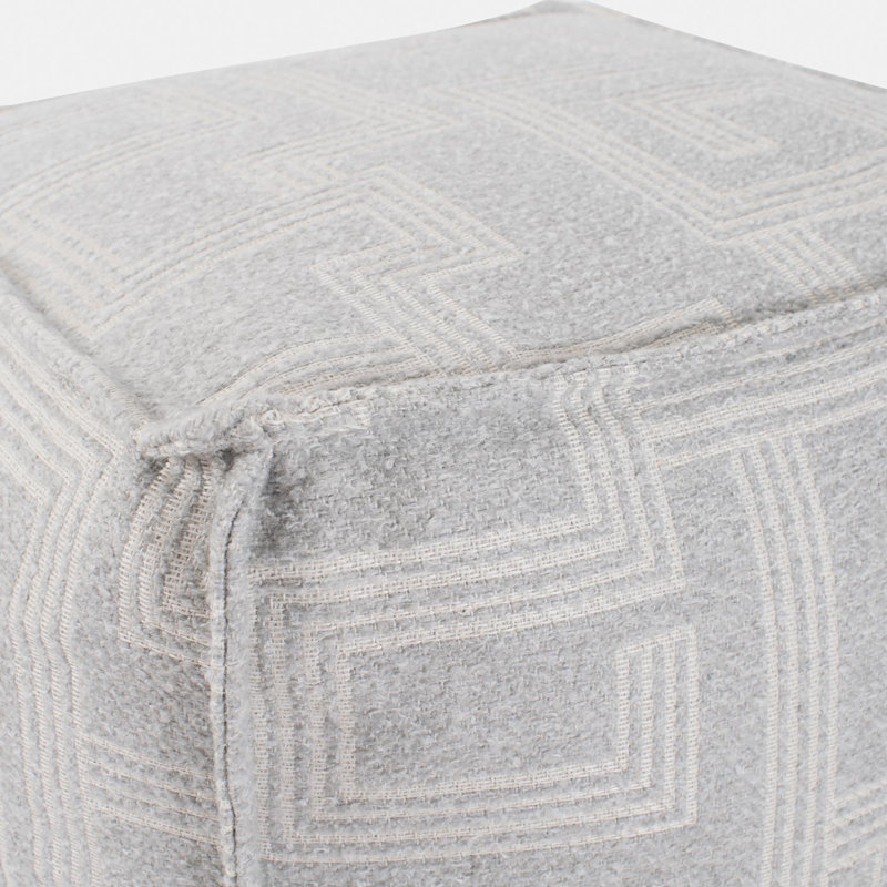 Pouf carré / extérieur Benny Syros Fog, Gris
