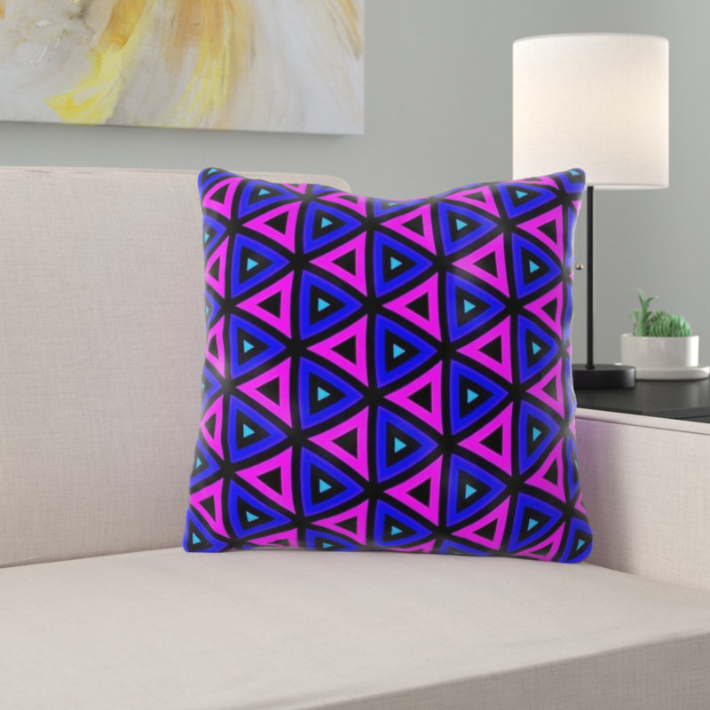 Coussin décoratif triangles, Intérieur