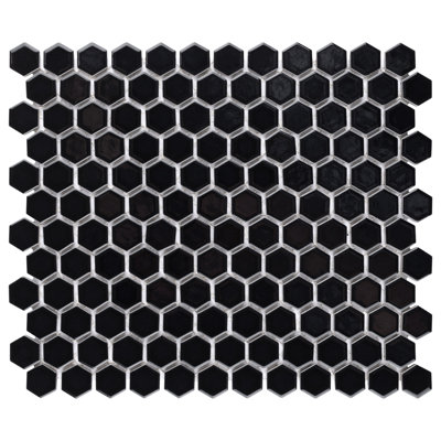 Metro Hex 1" Porcelain Mosaic Tile