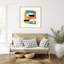 «Bright Terracotta I» par Danny Singh, impression sur bois encadrée-100672370