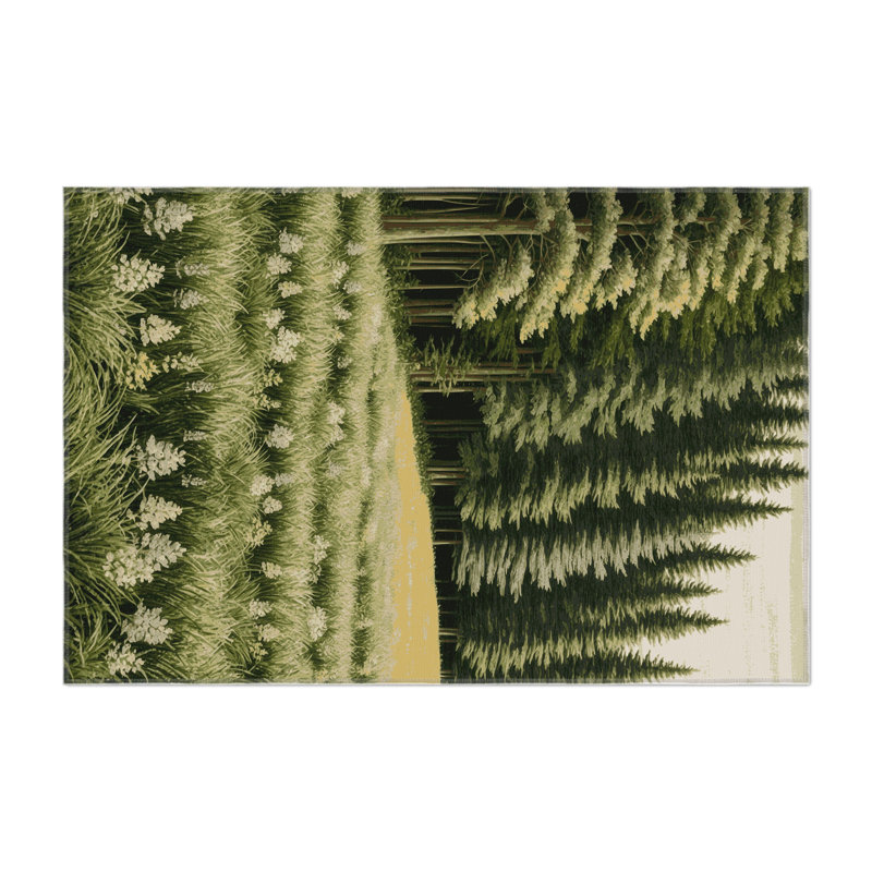 Tapis d'intérieur et d'extérieur vert Nature, Rectangle 9 pi x 12 pi
