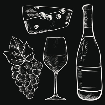 Wine by ChubarovY - Wrapped Canvas Print