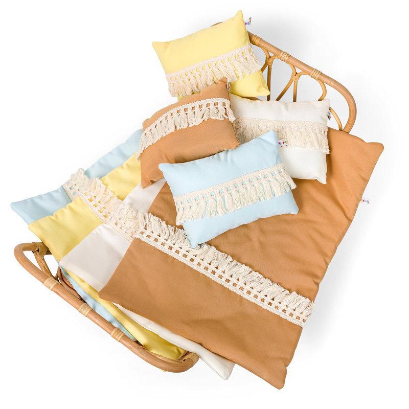 Doll Duvet and Pillow Set, Yellow