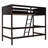 Solid Wood Twin Size Loft Bed with Ladder