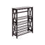 ROTHESAY 28 Bottle Floor Wine Bottle & Glass Rack Brown