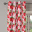 Rideau à 2 panneaux de rideau à œillets rouge 50 po x 108 po Red Barrel Studio®-106352570