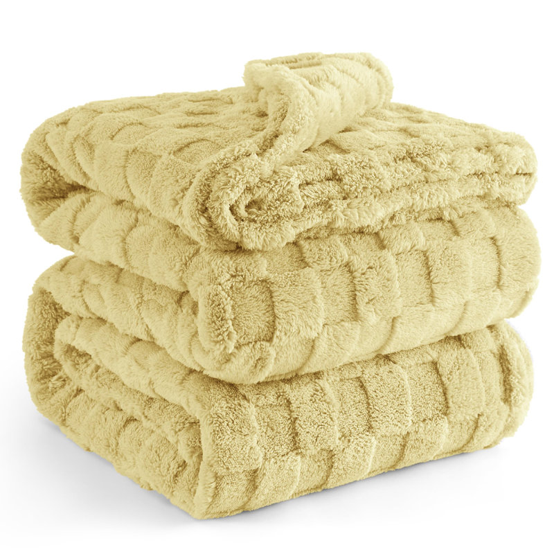 Bedsure 269gsm Fleece Blanket For Couch - Super Soft Cozy Blankets For Women GentleSoft™️, King, White