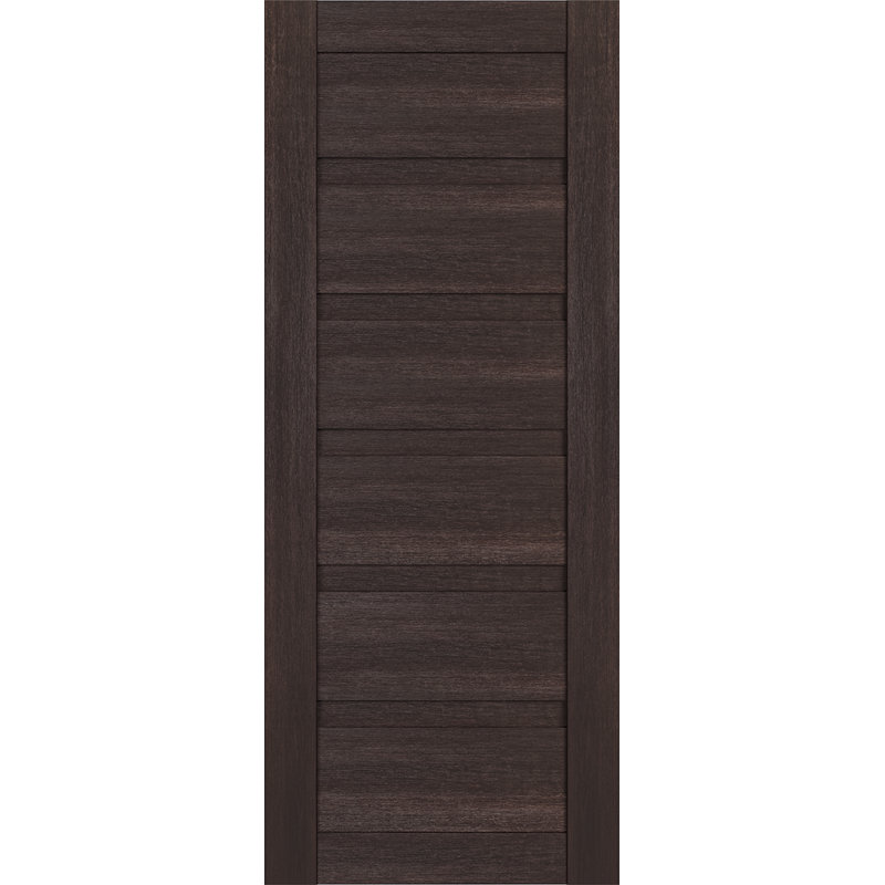 Dalle de porte intérieure en bois manufacturé massif Louver, Chêne Veralinga, 35,875 po x 83,23 po