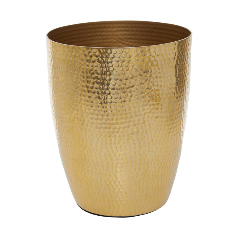 Strout Stainless Steel Open Waste Bin - 8L, Gold