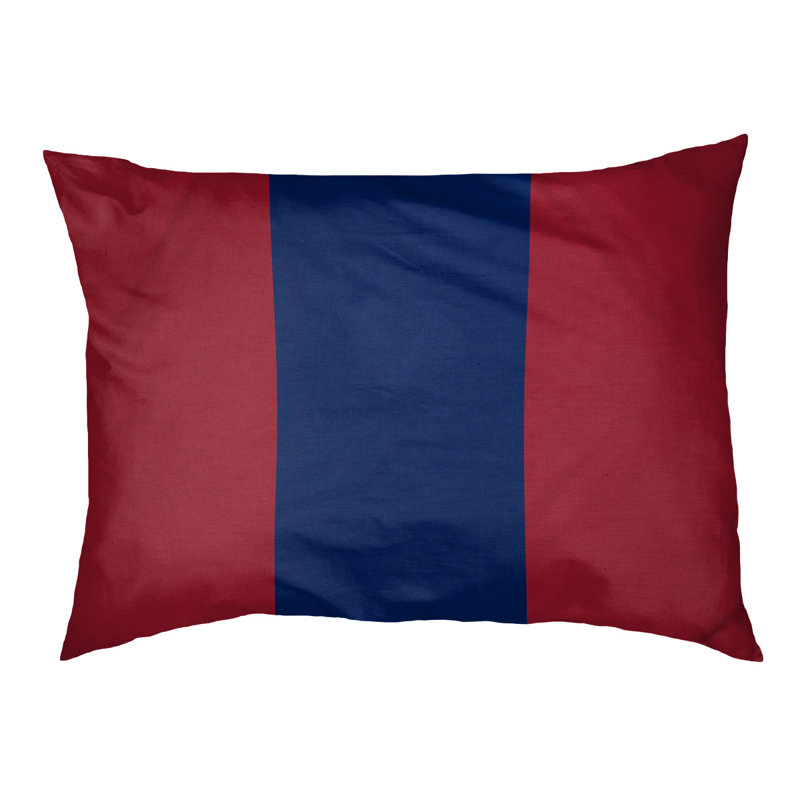 Coussin pour chien hockey Las Vegas, Grand (l 50 po x P 40 po x H 17 po), Écarlate / bleu royal / écarlate