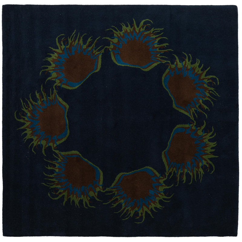 Tapis bleu marine rectangulaire 7 pi Pineland
