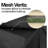 Covered Living 75" BBQ Grill Cover – Black Heavy-Duty Vinyl Waterproof Outdoor Grill Cover, All-Season Weather Resistant Protection, Durable Fade-Resistant-49811834-100575822