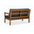 Lanie 53" Eucalyptus Outdoor Loveseat-369343243
