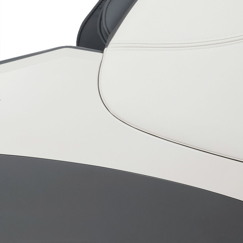 Fauteuil de massage en polyuréthane gris anthracite