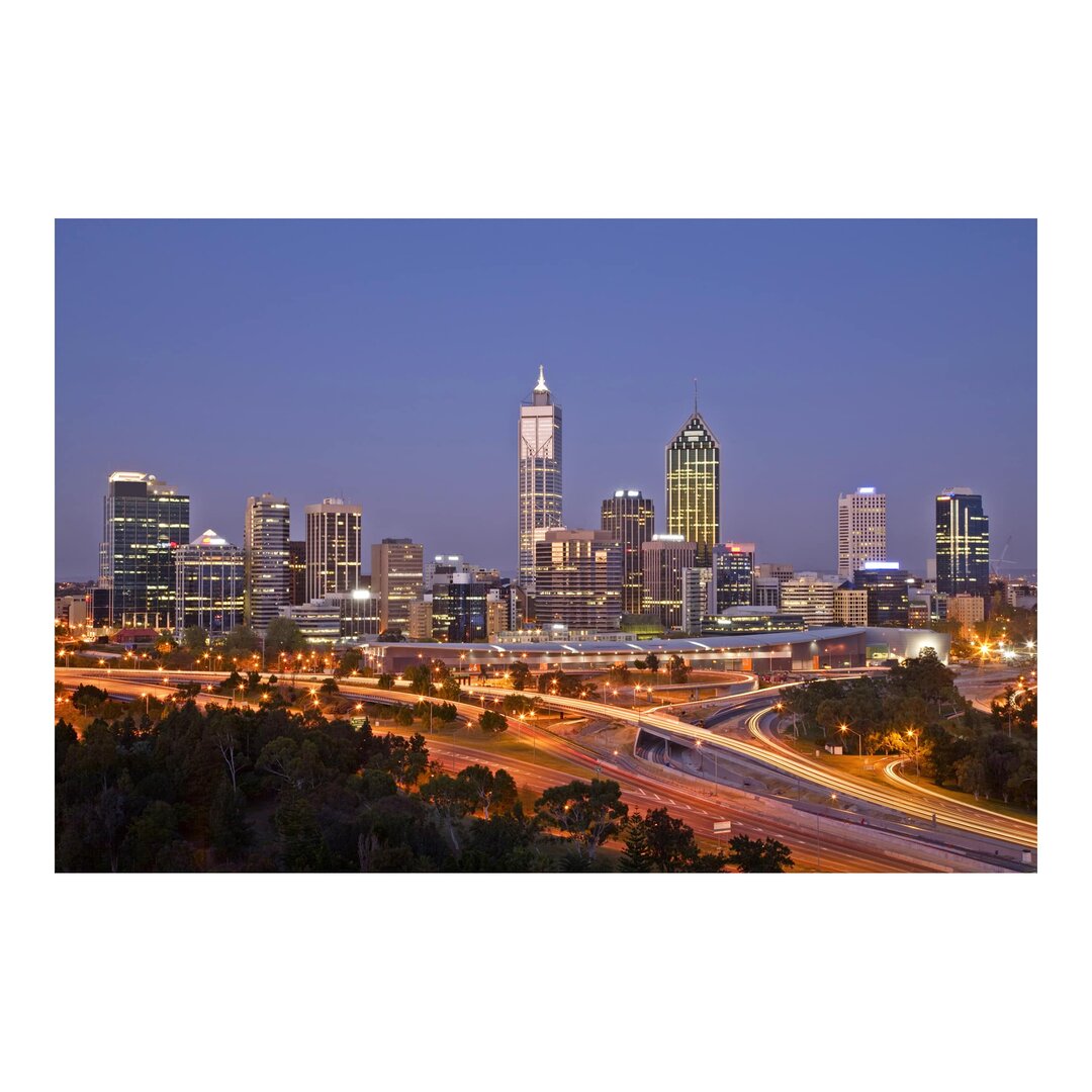 Matte Tapete Perth Skyline 2,9 m x 432 cm