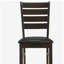 Cappuccino et chaise à rebord noir (ensemble de 2 pièces)