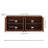 Mansfield 68" Wide Rectangular Fluted Buffet Table in Satin Walnut-926509038