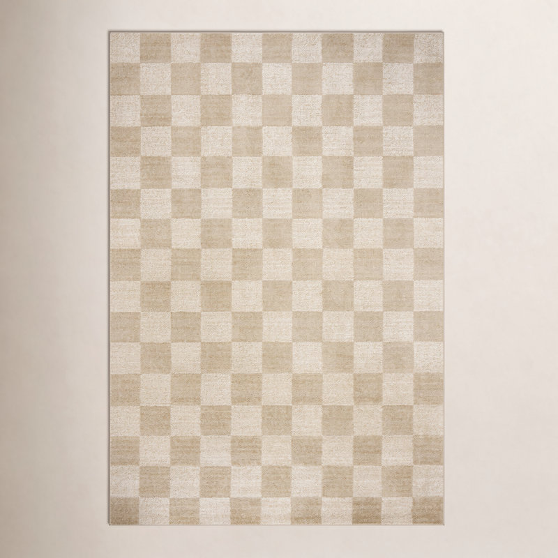 Tapis blé / ivoire Chris Loves Julia x Loloi Calvin, Rectangle 7 pi 10 po x 10 pi