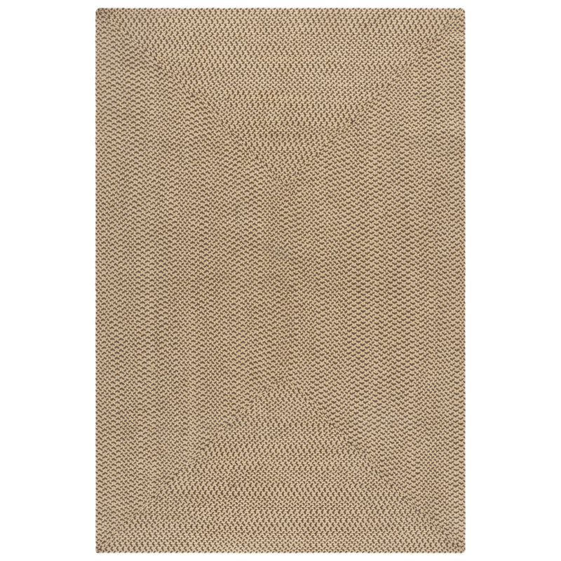 Garbrand Hand Woven Cotton Solid Color Rug, Rectangle 6' x 9'