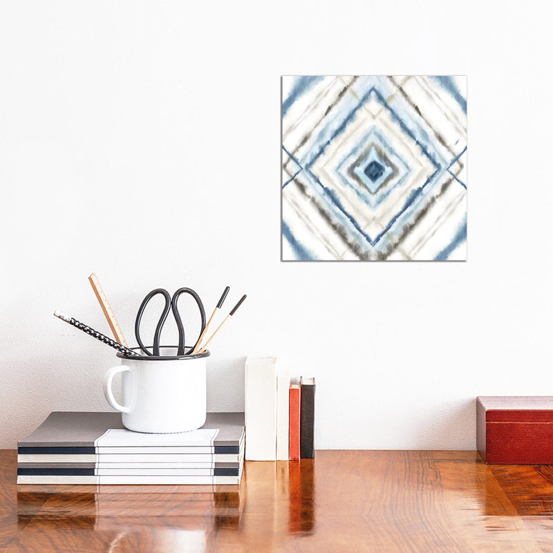 Breezeblocks by Eva Watts - Wrapped Canvas Painting, 30.48 cm H x 30.48 cm W