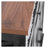 K&K 46.5'' Farmhouse Kitchen Island with Bead Drape, Rolling Kitchen Cart with Power Outlets, Drop Leaf Kitchen Island with Storage for Kitchen & Dining Room, Black