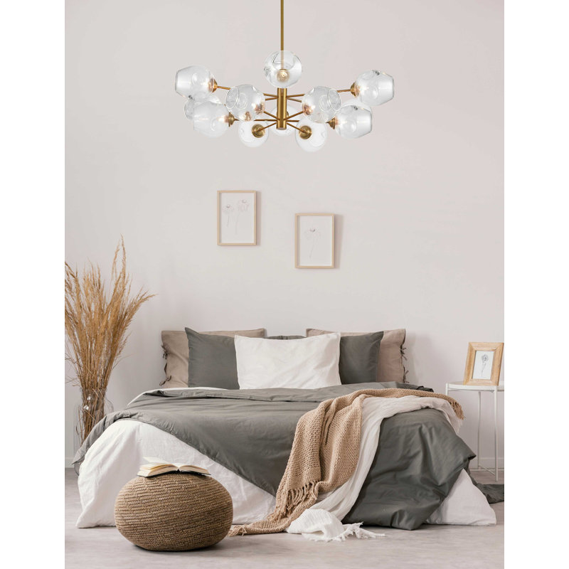 Andi 12 - Light Dimmable Bell Chandelier