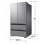Samsung 31 cu. ft. Mega Capacity 4-Door French Door Refrigerator with Dual Auto Ice Maker
