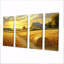 «Countryside Golden Harvest Fields II», art mural campagne - art mural sur toile-78636037