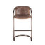 Chiavari Upholstered Stool with Metal Frame-561358513-564622947