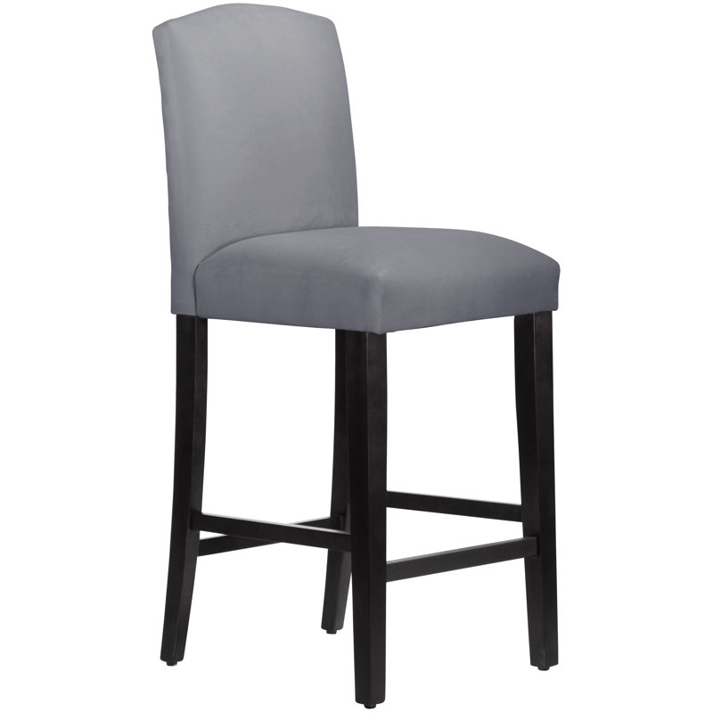 Tabouret de bar et de comptoir April, Tabouret de bar (siège d'une hauteur de 31 po), Bois noir