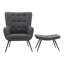 Jessamine Armchair with Footstool-213325519