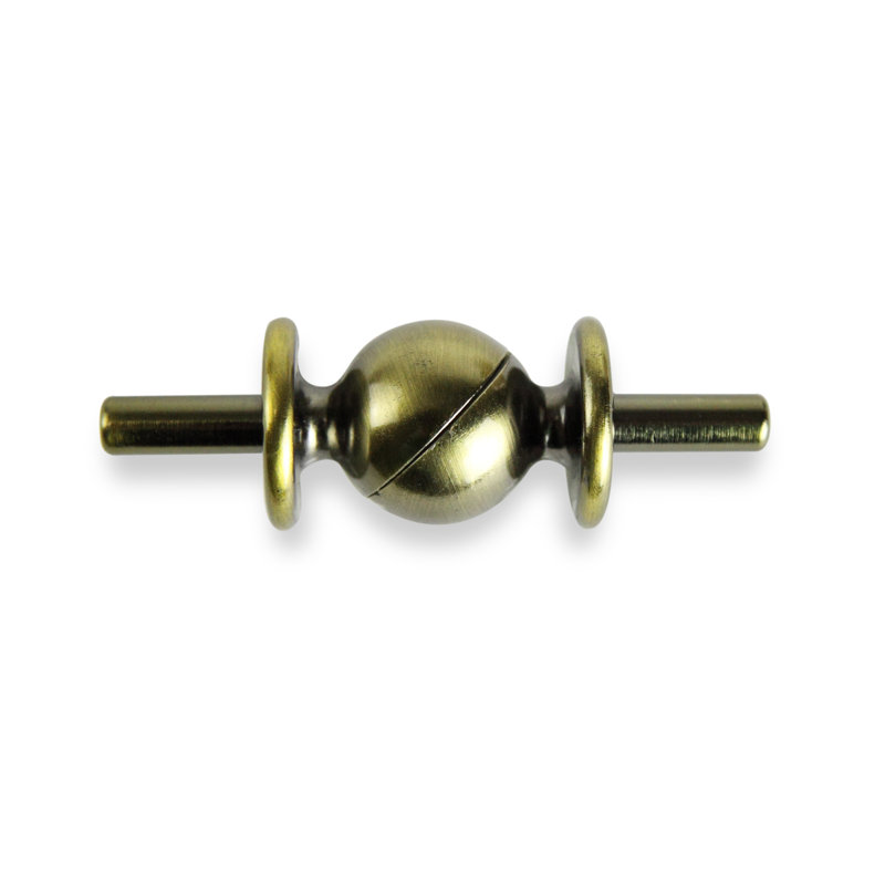 Devault Curtain Hardware Accessory, Antique Brass