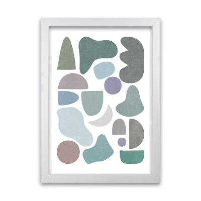 Abstract Terrazzo Shapes B - Print