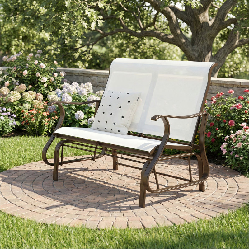 Banc oscillant d'extérieur, fauteuil pour 2 personnes