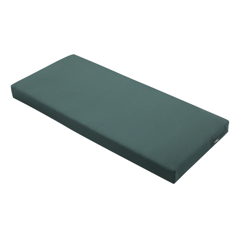 Adalynn Outdoor Bench/Loveseat Cushions, 42" W x 18" D, Mallard Green