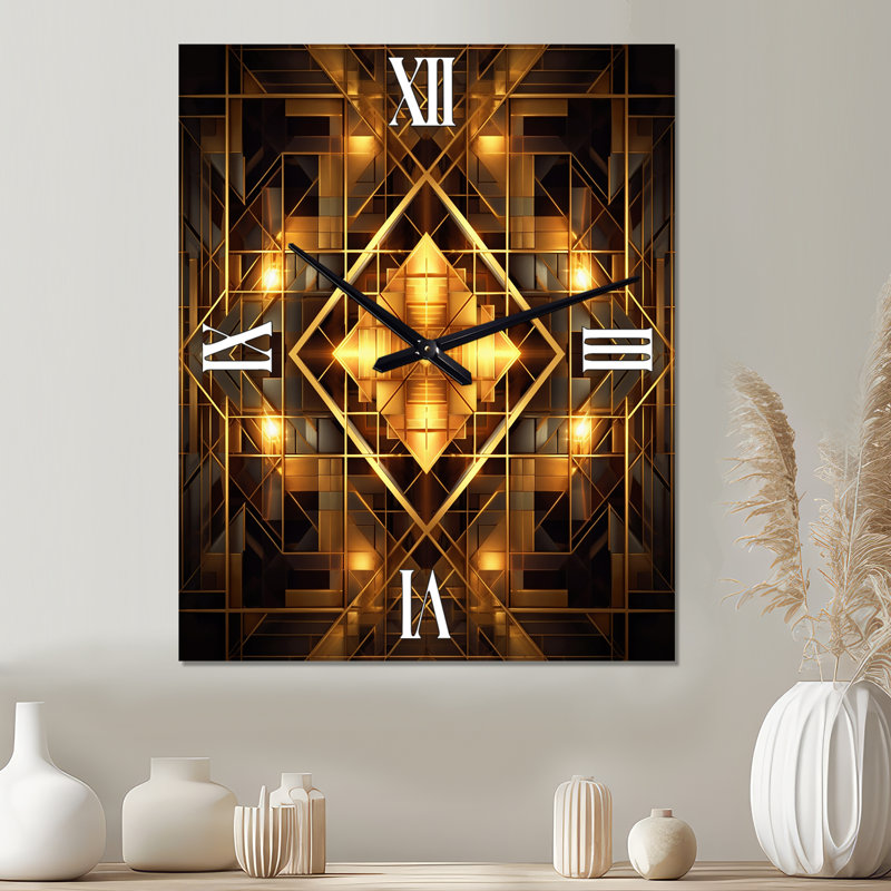 Horloge murale abstraite, Medium