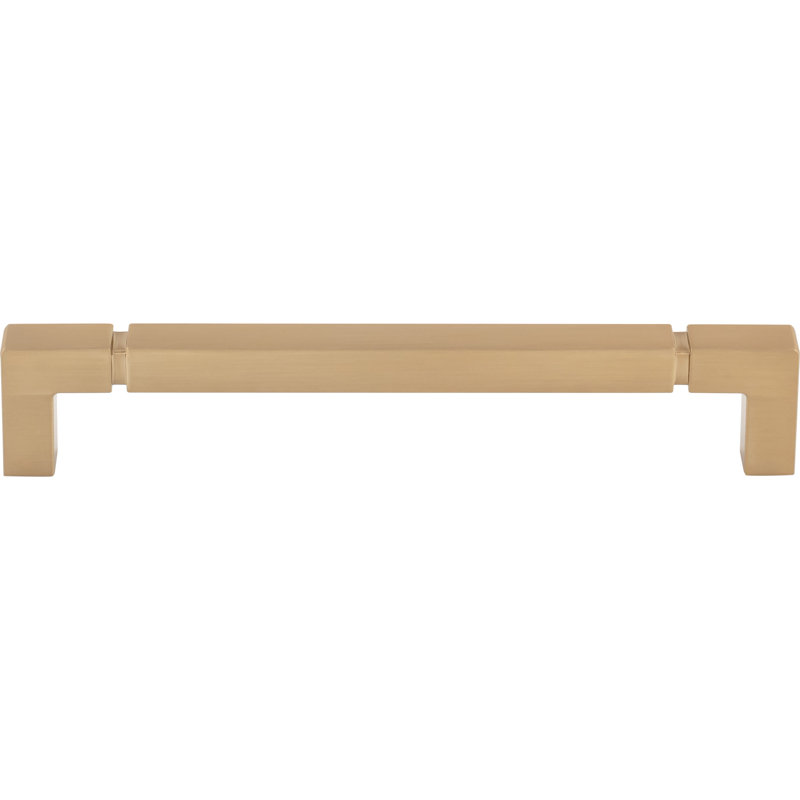 Langston Bar Pull, Honey Bronze, 6 5/16" Center To Center