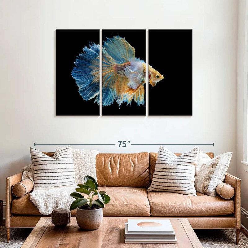 Brampt Sublime Fighter Fish, 36" H x 57" W