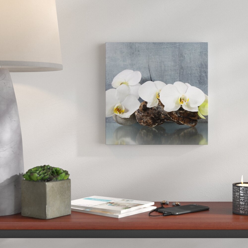 Glasbild White Orchid II