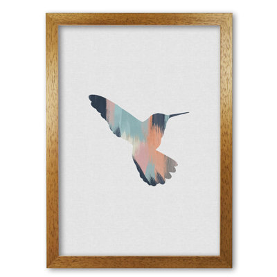 Pastel Hummingbird II - Print