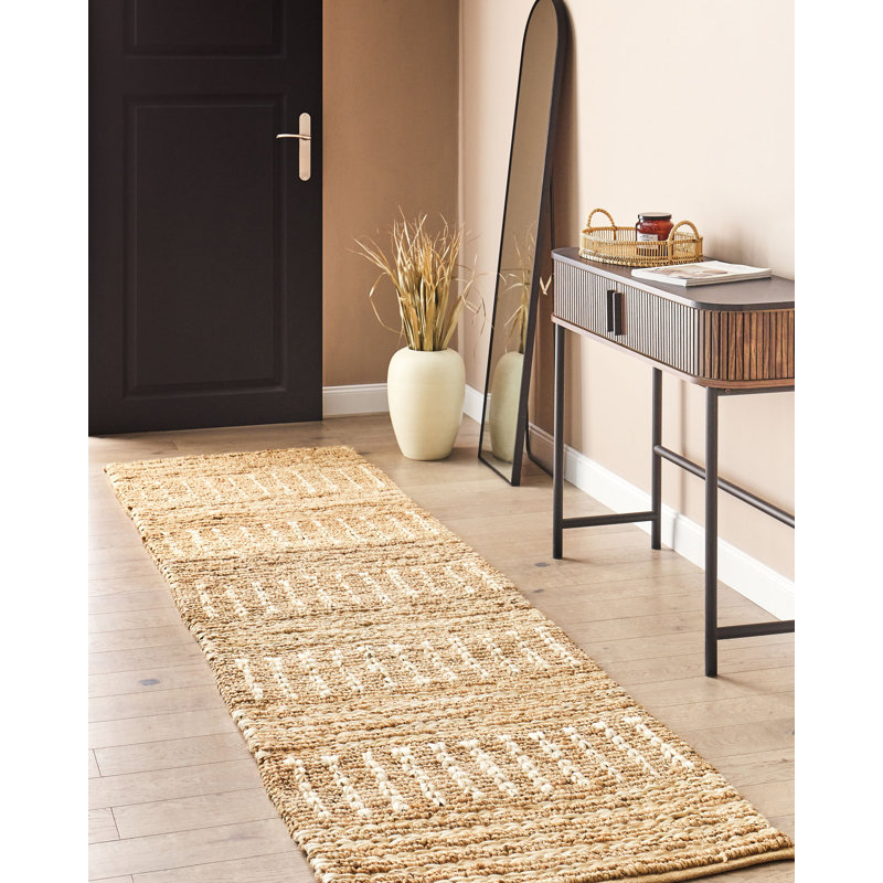 Broten Striped Hand Woven Area Rug, Runner 80 x 300cm