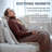 Mynt Foldable Back Massager, Massage Chair Pad with Heat Function and Adjustable Lumbar Support,FSA HSA Eligible Rolling Chair Massager with Heat for Back, Flexible Massage Chair Pad