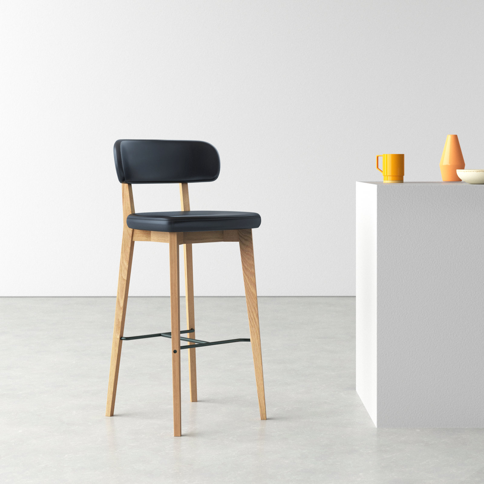 Mads Bar and Counter Stool, Bar Stool (29.5" Seat Height)